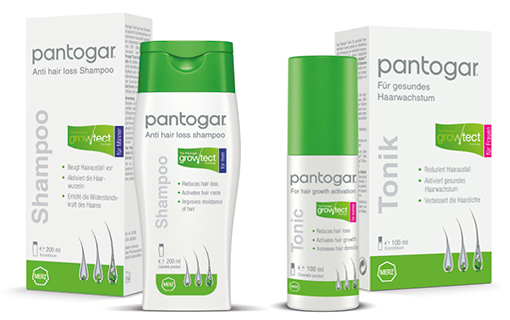 Produktbild von Pantogar Tonic und Shampoo für Mann und Frau